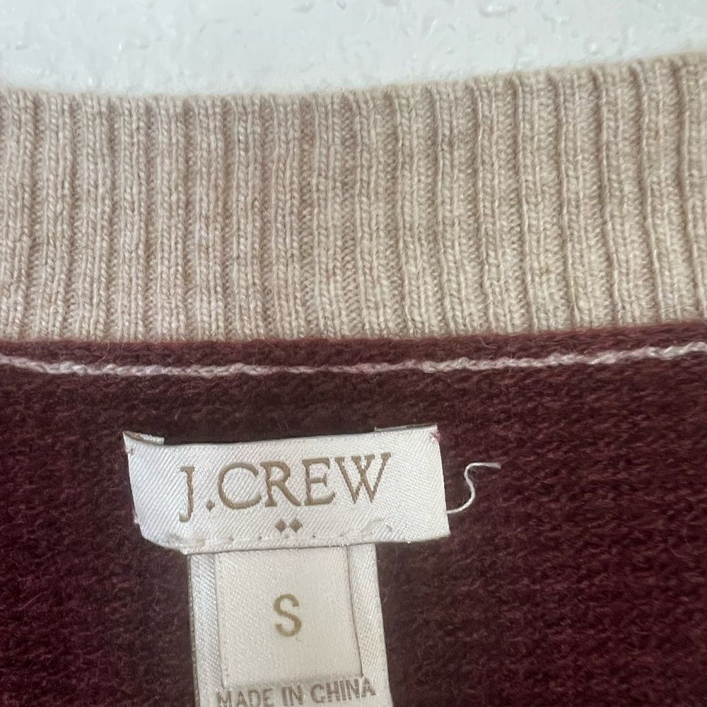 J.Crew Multicolor Color Block Sweater Small - Picture 6 of 7